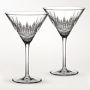 Waterford Lismore Diamond Martini Glasses, Set of 2