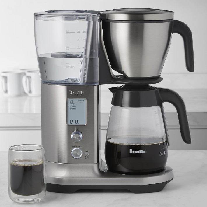 Breville Precision Brewer 12 Cup Drip Coffee Maker with Glass Carafe