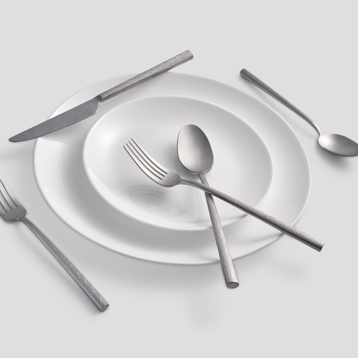 Lenox Cyprus Satin 8 sets of flatware and 2 piece serving flatware