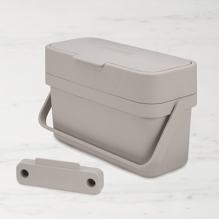 Joseph Joseph Compo 4 Easy-fill food waste caddy - 4 litres - Stone