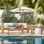 Larnaca Teak  x All-Weather-Weave Outdoor Cushions