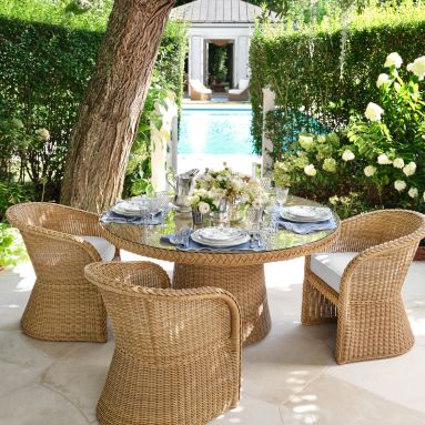 Luxury outdoor table and chairs sale