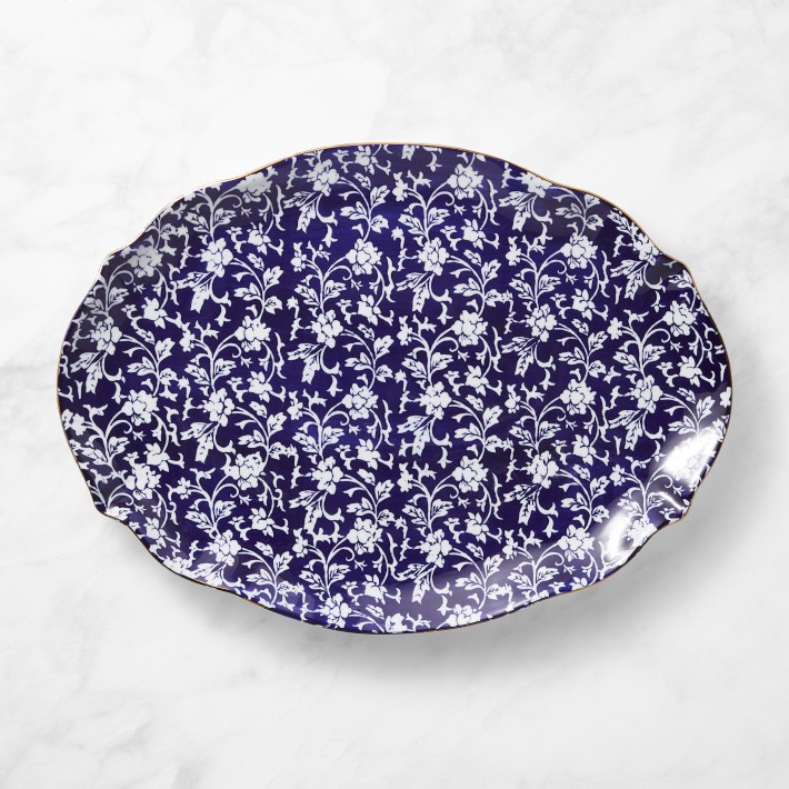 Marlo Thomas x Williams Sonoma Large Platter, Blue