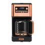 Haden 14-Cup Programmable Coffee Maker, Black & Copper