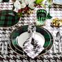 Houndstooth Round Tablecloth