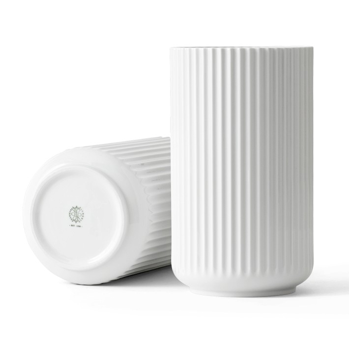 Lyngby Porcelain Vase, 9.8"