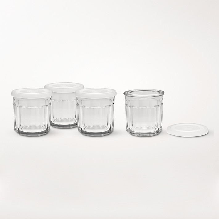 French glasses with lids on sale