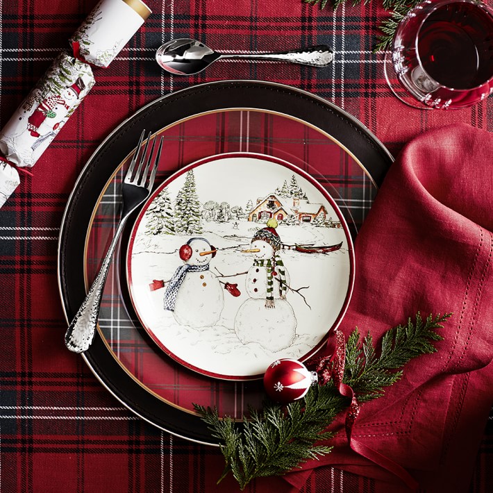 Christmas plates sale best sale