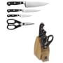 W&#252;sthof Classic Knife Block, Set of 5