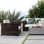 Lucca Concrete Outdoor Rectangle Coffee Table (56&quot;)