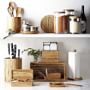 Williams Sonoma Olivewood Utensil Holder