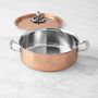 Ruffoni Opus Cupra Hammered Copper Braiser with Acorn Knob, 5-Qt.