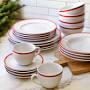 Brasserie Red-Banded Dinnerware Collection