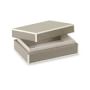 Faux Shagreen Box, Ivory