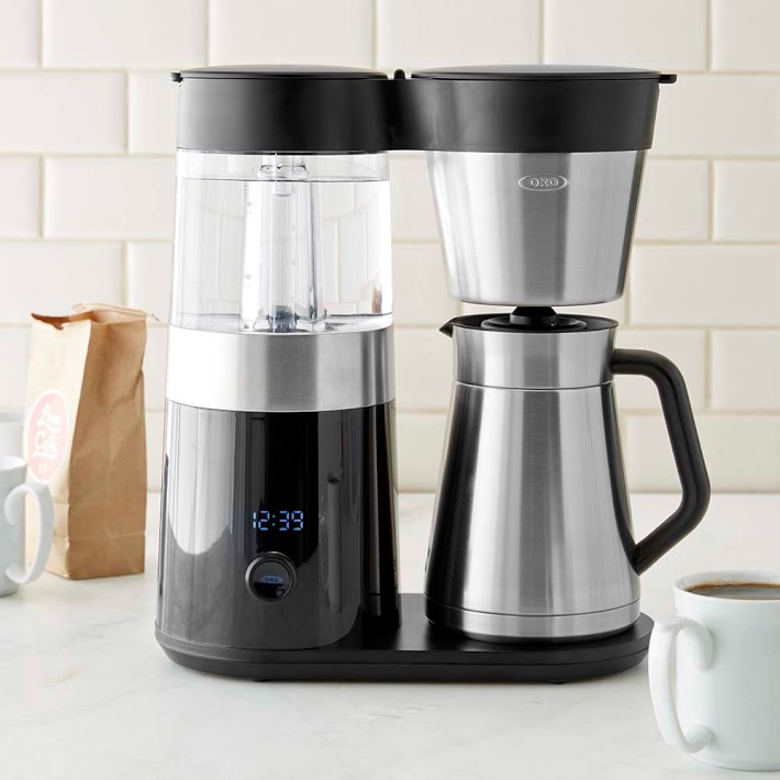 OXO Brew 9 Cup Stainless Steel Coffee Maker Silver Black