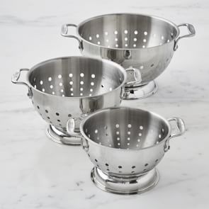 All Clad Stainless Steel Colanders Williams Sonoma
