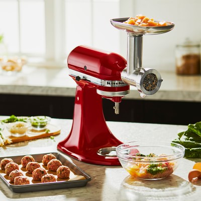 KitchenAid Mixer Metal Food Grinder Attachment Williams Sonoma