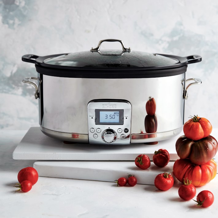 All Clad 5 Qt Copper shops Stainless Steel Multi Slow Cooker