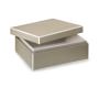 Faux Shagreen Box, Ivory