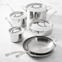 Williams Sonoma Open Kitchen Stainless-Steel 10-Piece Cookware Set