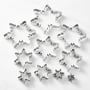 Williams Sonoma Snowflake Kransekake Cookie Cutters, Set of 10