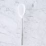 Williams Sonoma Stainless-Steel Silicone Spoon, White