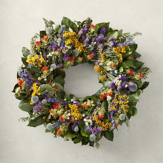 Painters Palette Door Wreath | Williams Sonoma