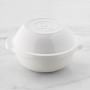 Emile Henry French Ceramic White Bread Pot