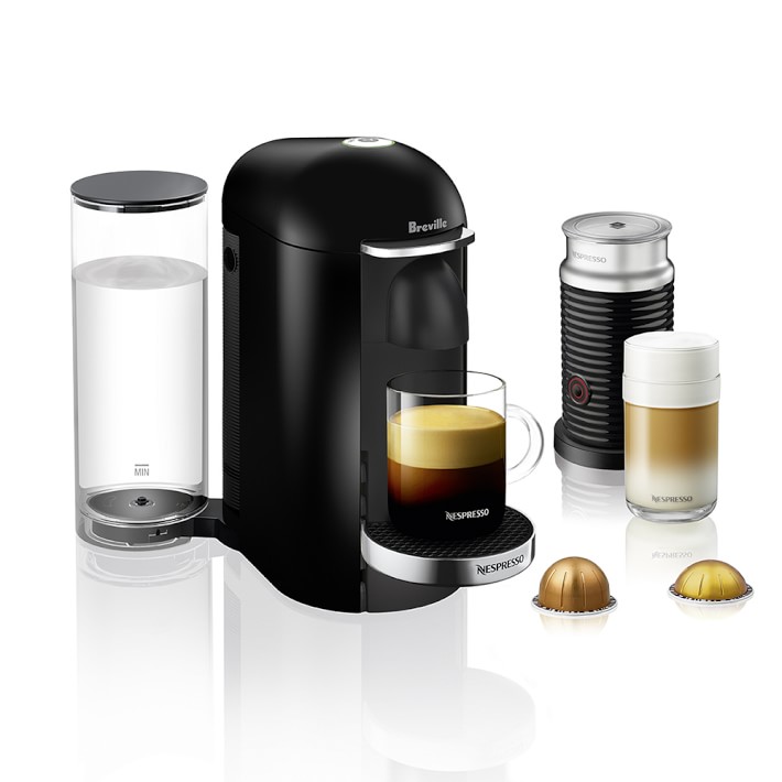 Nespresso VertuoPlus Deluxe Coffee Maker & Espresso Machine by Breville with Aeroccino