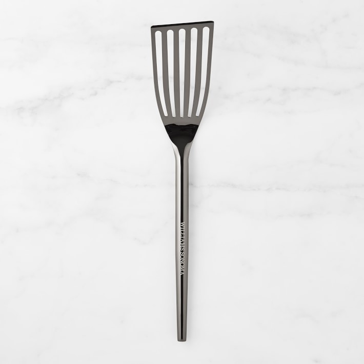 Williams Sonoma Stainless-Steel Gunmetal Utensils, Flexible Spatula