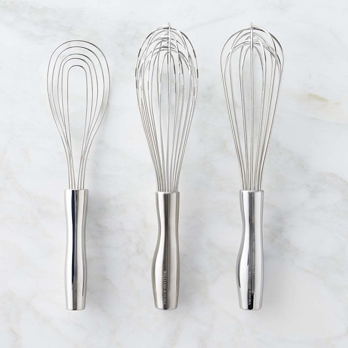 Williams Sonoma Signature Stainless Steel Whisks, Set of 3