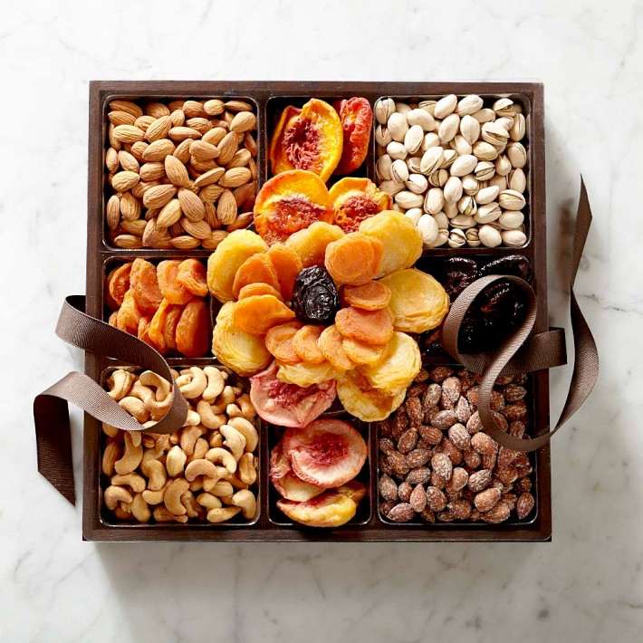 Dried Fruit & Nut Flower Box, Medium