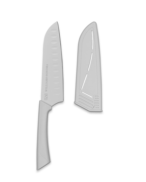 KAI for Williams Sonoma Santoku Knife, Light Grey, 5 1/2"