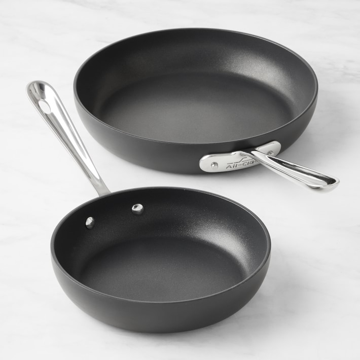 All-Clad HA1 Hard Anodized Nonstick 2-Piece Fry Pan Set, 8" & 10"