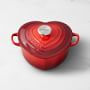 Le Creuset Figural Heart Cocotte, 2-Qt., Red