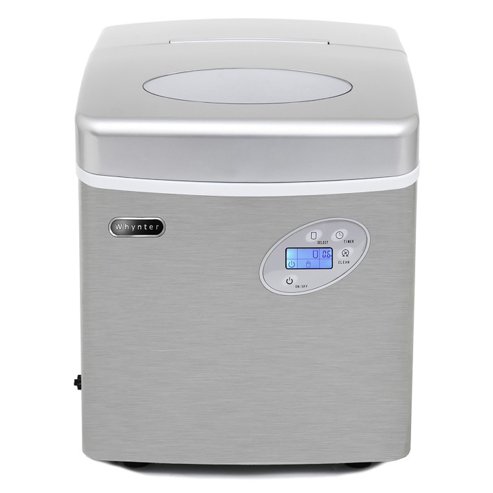 Whynter Portable Table Top Ice Maker, Stainless Steel