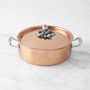 Ruffoni Opus Cupra Hammered Copper Braiser with Acorn Knob, 5-Qt.