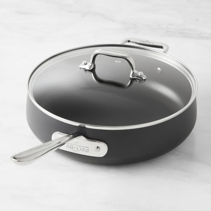 All-Clad HA1 Hard Anodized Nonstick Saute Pan with Lid, 4-Qt.