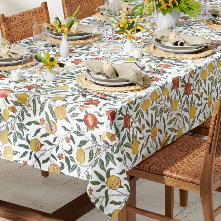 Morris & Co. x Williams Sonoma Outdoor Fruit Tablecloth