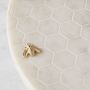 Williams Sonoma Honeycomb Marble Clock