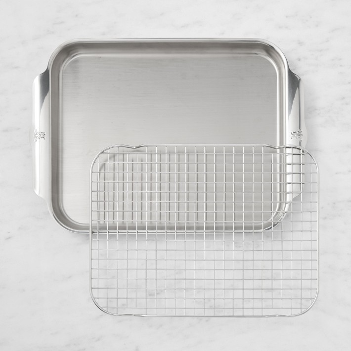 Hestan OvenBond Medium Sheet Pan with Rack, Set of 2