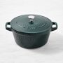 Staub Enameled Cast Iron Embossed Twist Dutch Oven, 4 1/4-Qt.