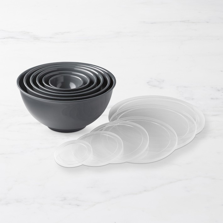 Melamine Mixing Bowls with Lid, Set of 6
