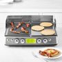 GreenPan™ Premiere Smoke-Less Grill & Griddle with Ceramic Nonstick Coating, Stainless Steel