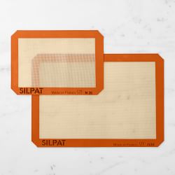 Silpat Nonstick Silicone Quarter and Half Sheet Mat, Set of 2