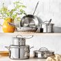 Williams Sonoma Signature Thermo-Clad&#8482; Stainless-Steel 10-Piece Cookware Set