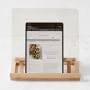 Hold Everything Collapsible Kitchen Tablet & Cookbook Stand, Ashwood