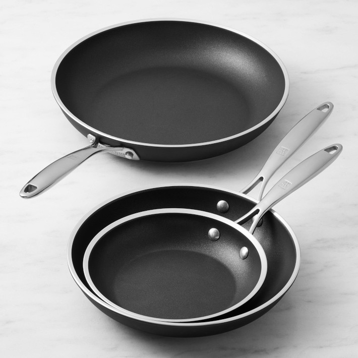 Zwilling Forte Plus Nonstick 3-Piece Fry Pan Set, 8"/10"/12"