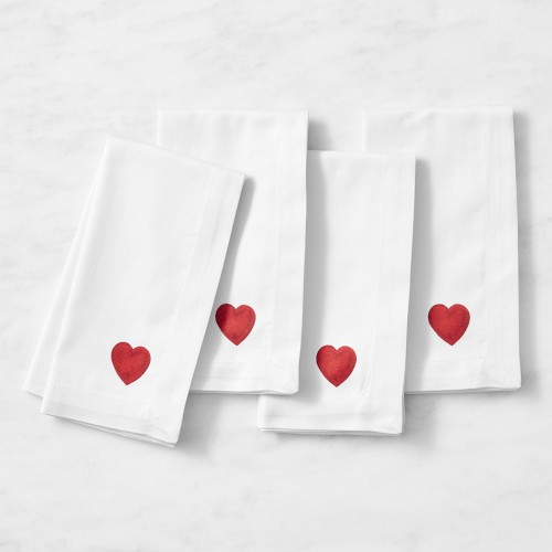 Heart Napkins, Set of 4