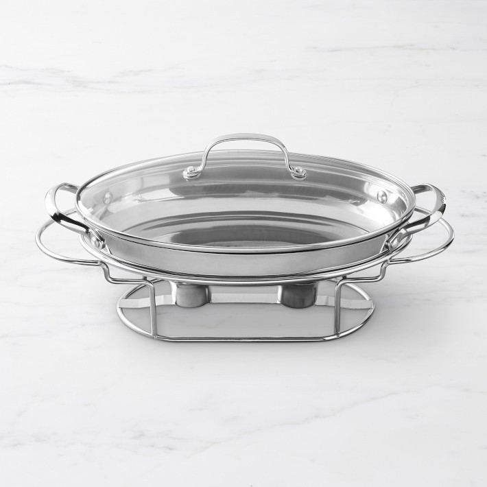 Cuisinart Oval Stainless-Steel Chafing Dish, 2 1/2-Qt.